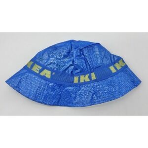 IKEA Blue Yellow Reusable Bag Bucket Hat Festival Streetwear One Size